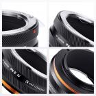 K&F Concept Pentax K objektivfeste til Sony E kamerahusadapterring, matt lakk, PK-E IV PRO
