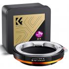 K&F Concept Leica M -objektiivikiinnike Sony E -kamerarungon sovitinrenkaaseen, mattalakka, L/ME IV PRO