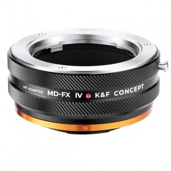 K&F Concept Minolta (SR / MD / MC) Attacco per obiettivo per anello adattatore corpo fotocamera Fuji X, lacca opaca, MD-FX FIT ART