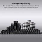 K&F Concept EF til EOS M-adapter, autofokus-linsemonteringsadapter for Canon EF EF-S-objektiv og Canon EOS M-monteringskameraer