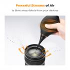 K&F Concept Rengjøringsbelg med Lange Tuter og Myk Silikontupp for Rengjøring av Kamerasensor DSLR-Tastaturoptikk med Objektiv