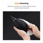 K&F Concept Rengjøringsbelg for Kameraer Utstyrt med Korte Tuter med Myk Silikontupp for Rengjøring av Objektivkamerasensor DSLR-Tastaturoptikk