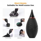 K&F Concept Rengjøringsbelg for Kameraer Utstyrt med Korte Tuter med Myk Silikontupp for Rengjøring av Objektivkamerasensor DSLR-Tastaturoptikk