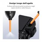 K&F Concept Lens Air Blower, pompa d'aria con bulbo in gomma, soffiatore per polvere, pulitore, con ugello lungo per telefono cellulare, tablet, sensori per obiettivi di fotocamere, tastiera, telescopi