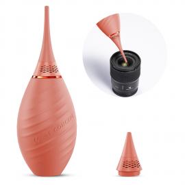 K&F Concept Bellows Câmera Power Bellows Limpeza Equipado com Bicos Longos com Ponta de Silicone Macio de Lente, Câmera, Sensor, DSLR, Teclado, Óptica, Rosa