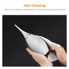 K&F Concept Bellows Câmera Power Bellows Limpeza Equipado com Bicos Longos com Ponta de Silicone Macio de Lente, Câmera, Sensor, DSLR, Teclado, Óptica, Branco