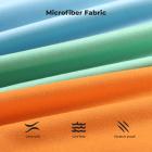 K&F CONCEPT Panni in Microfibra Ispessiti 250g per Obiettivi, Occhiali, Schermi e Tablet • 12 Pezzi (15x18 cm) - Arancione, Verde, Blu