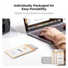 K&F Concept 3-pak mikrofiberklude til linser, 30x30 cm, vaskbare, genanvendelige, vakuumindpakkede brilleklude, store mikrofiberklude til kameraer, kikkerter, VR-headset og solbriller