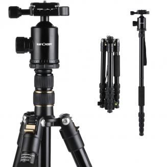 TM2515 Aluminium statief Monopod voor DSLR-camera 60 inch 5 secties