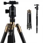 TM2534 DSLR Camera Tripod Monopod Kit Aluminum 64 inch 360 Degree Ball Head 10KG Load Capacity