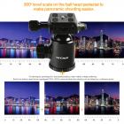 TM2534 DSLR Camera Tripod Monopod Kit Aluminum 64 inch 360 Degree Ball Head 10KG Load Capacity