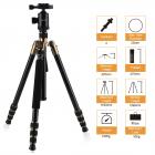 TM2534 DSLR Camera Tripod Monopod Kit Aluminum 64 inch 360 Degree Ball Head 10KG Load Capacity