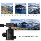 TM2534 DSLR Camera Tripod Monopod Kit Aluminum 64 inch 360 Degree Ball Head 10KG Load Capacity