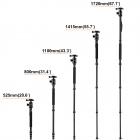 TM2534 DSLR Camera Tripod Monopod Kit Aluminum 64 inch 360 Degree Ball Head 10KG Load Capacity