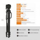 TL2023 Lightweight DSLR Camera Aluminium Tripod Bargain Sale Black Tripod