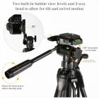 TL2023 Lightweight DSLR Camera Aluminium Tripod Bargain Sale Black Tripod