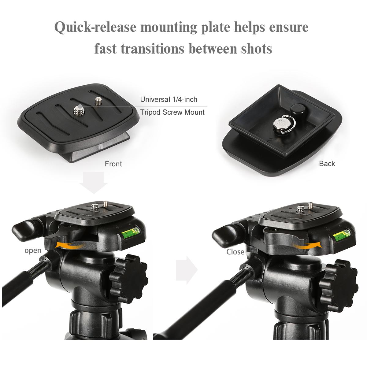 TL2023 Lightweight DSLR Camera Aluminium Tripod Bargain Sale Black Tripod