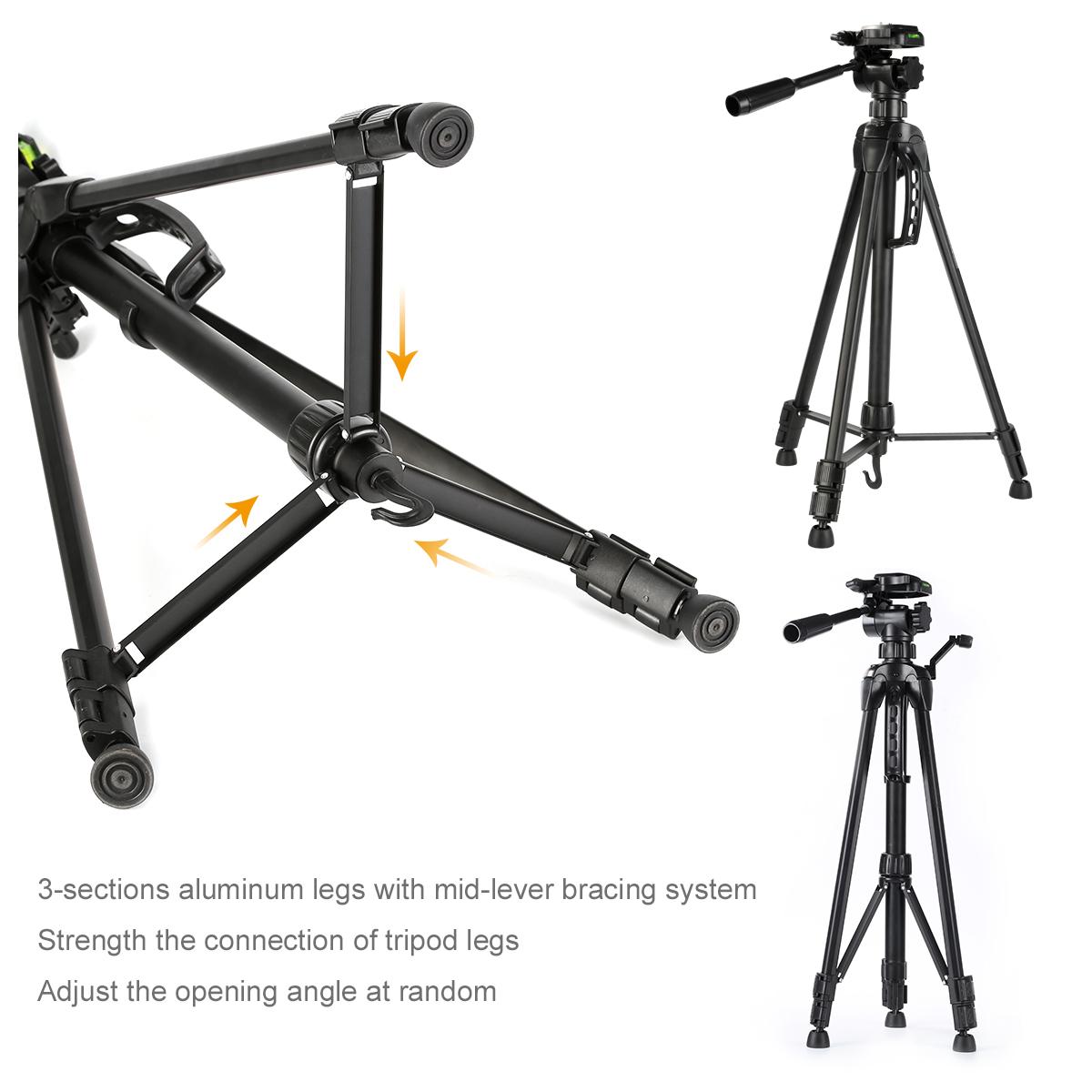 TL2023 Lightweight DSLR Camera Aluminium Tripod Bargain Sale Black Tripod
