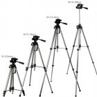 K&F Concept TL2823 Kevyt alumiinijalusta 66 tuumaa 3-osainen kantavuus 3KG