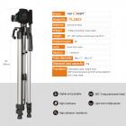 K&F Concept TL2823 Kevyt alumiinijalusta 66 tuumaa 3-osainen kantavuus 3KG