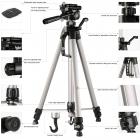 K&F Concept TL2823 Kevyt alumiinijalusta 66 tuumaa 3-osainen kantavuus 3KG