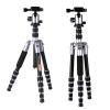 TM2235 Легкий алюминиевый DSLR штатив для камеры 50 дюймов 180-градусный шаровой головкой Быстрый выпуск