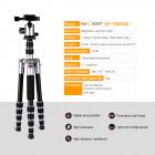 TM2235 Легкий алюминиевый DSLR штатив для камеры 50 дюймов 180-градусный шаровой головкой Быстрый выпуск