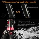 TM2534T professionale fotocamera treppiede in alluminio portatile viaggio treppiede 76 