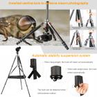 K&F Concept kolfiberkamerastativ, 4 avdelningar, 61 tum, lastkapacitet 26,46 lbs, monopod-kompatibel för DSLR och DV-kameror