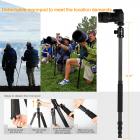 TC2834 Carbonio Treppiede Monopiede per Fotocamera DSLR