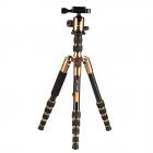 K&F Concept TM2235 (oro) DSLR Camera alluminio viaggio treppiede con testa a sfera in metallo
