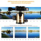 K&F Concept TM2235 (oro) DSLR Camera alluminio viaggio treppiede con testa a sfera in metallo