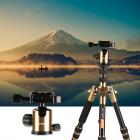 K&F Concept TM2235 (oro) DSLR Camera alluminio viaggio treppiede con testa a sfera in metallo
