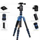 TM2235 Blu Alluminio Treppiede per Fotocamera Fotografia