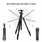 TM2324 (оранжевый) Алюминиевый штатив камеры Легкий 62 дюйма для Canon Nikon Открытый Фотография Путешествия