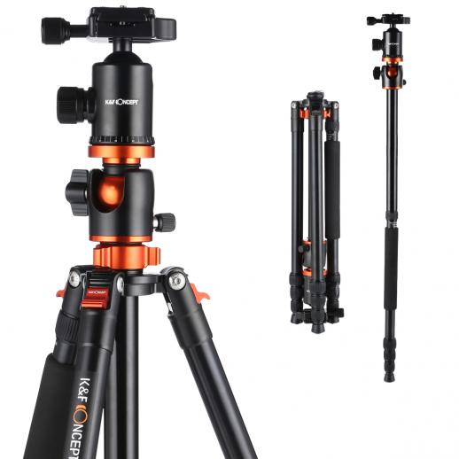 TM2534T (оранжевый) Алюминиевый штатив для фотоаппарата Monopod Kit 72 дюйма для цифровой зеркальной фотокамеры Canon Nikon