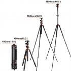 TM2534T (оранжевый) Алюминиевый штатив для фотоаппарата Monopod Kit 72 дюйма для цифровой зеркальной фотокамеры Canon Nikon