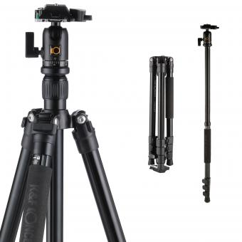 TM2524 Lightweight Travel Tripod Monopod for DSLR Camera Aluminum Ball Head