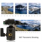 TM2524 Lightweight Travel Tripod Monopod for DSLR Camera Aluminum Ball Head