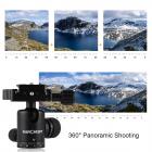K&F Concept TC2235 kolfiberstativ-monopod-kit för DSLR-kameror, bollhuvud, 5 avdelningar