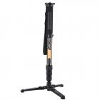 K&F Concept CMP3134 kolfibermonopod för DSLR-kameror, aluminium, 4 avdelningar