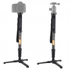 K&F Concept CMP3134 kolfibermonopod för DSLR-kameror, aluminium, 4 avdelningar