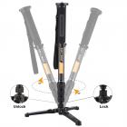 K&F Concept CMP3134 kolfibermonopod för DSLR-kameror, aluminium, 4 avdelningar