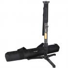 K&F Concept CMP3134 kolfibermonopod för DSLR-kameror, aluminium, 4 avdelningar