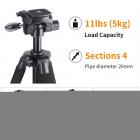 Con il treppiede per fotocamera di K&F Concept puoi scattare foto da qualsiasi angolazione in direzione orizzontale e verticale