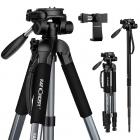 K&F Concept TM2624L 70inch treppiedi con 3-Way Pan Tilt testa grigio