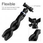 Mini Trípode Flexible Cámara Gopro Móvil Vlog con Tornillo 1/4”Soporte Universal Cabeza de Bola 360°y Control Remoto Bluetooth para Canon Sony Nikon Gopro y Smartphone