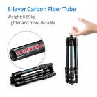 K&F Concept TC2335 carbonio treppiede leggero portatile per la fotografia di viaggio