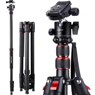 K&amp;F Concept 78 inch Camera Tripod for DSLR Compact Aluminum Tripod with 360 Degree Ball Head and 8kgs Load for Travel and Work