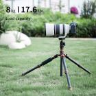 KF BA225 Тренога из углеродного волокна, 2 секции, нижняя ось, треугольное сиденье из алюминиевого сплава, Съемный монопод, Шарнирная головка, Шарнирная головка, оранжевое углеродное волокно, головка KF-25, с низким центром тяжести